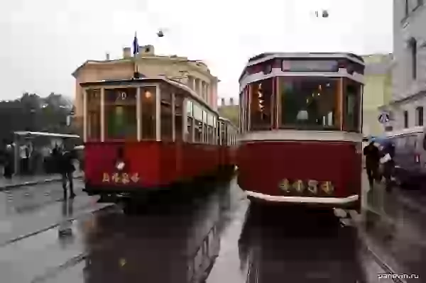 Premilitary trams photo - 105 years to the Petersburg tram