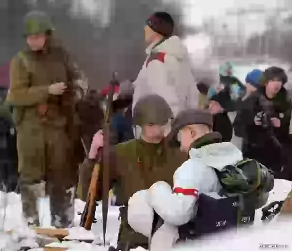 Sons of regiments photo - Battle near village Porozhki