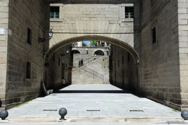 Arch and stairs