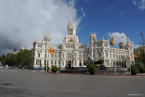 Communication Palace on the square of Sibeles