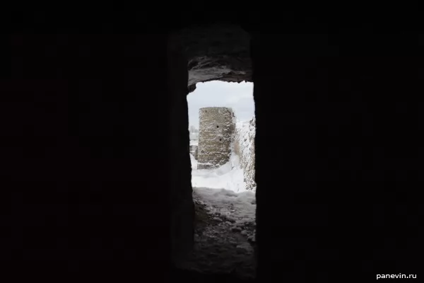 View from within chapels of the Koporsky fortress