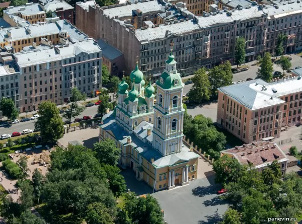 Blagoveshchensk church on Vasilevsky island