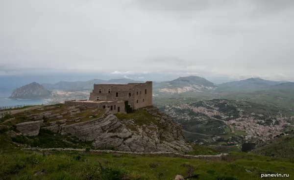 Eriche, a view from the monastery (ital. Chiesa di S. Orsola)