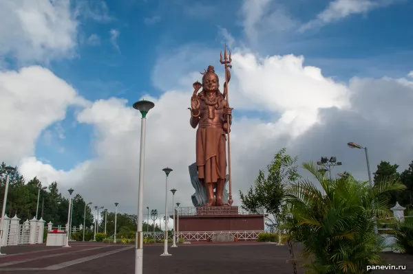 Huge statue of god Shiva