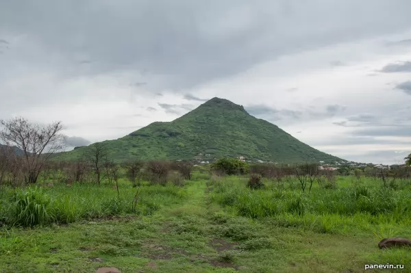 Mountain Taurellu du Tamarin a photo — Mauritius