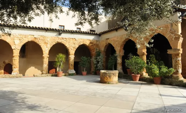 Colonnade of the Museum of Archeology in Agrigento