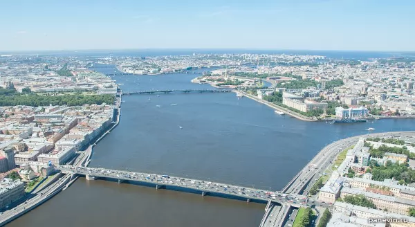 Bridges through the Big Neva