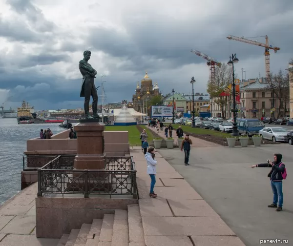 Памятник Крузенштерну фото - Санкт-Петербург, спб