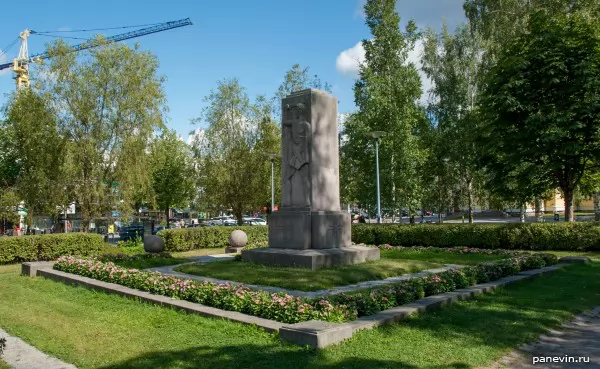 Monument fallen in Civil war of a photo — Lappeenranta