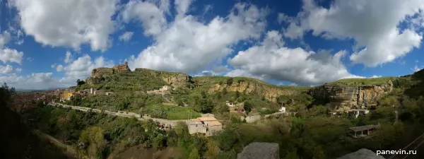 Panorama of Corleone from Jesus Christ monastery