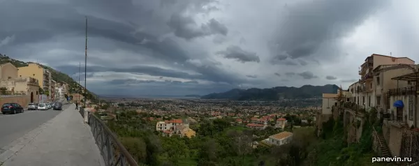 Panorama Monreale and Palermo