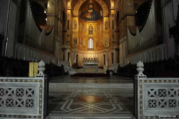 Cathedral Monreale. Bodies, an apse