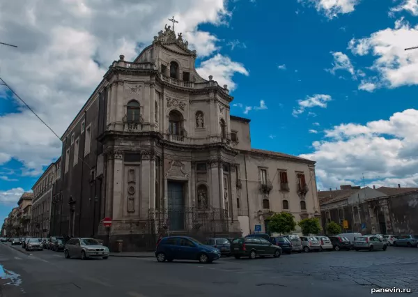 Церковь Сан-Плачидо, Катания