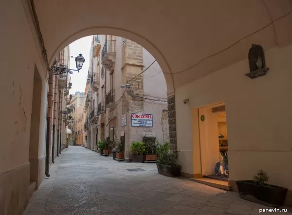 Small street in Trapani