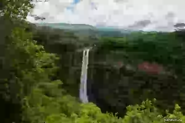 Водопад Шамарель фото - Маврикий