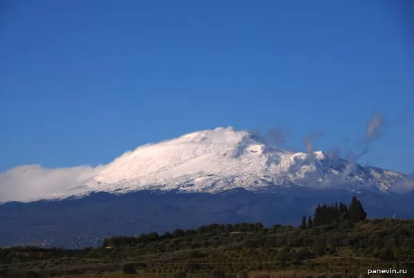 Volcano etna