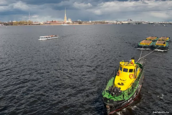 Tug and Barges