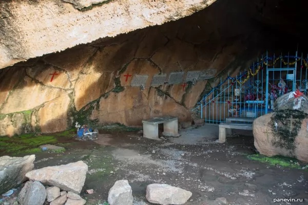 Grotto-church, a view inside