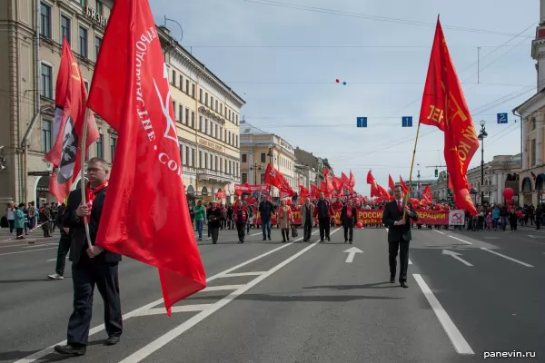 Колонна КПРФ