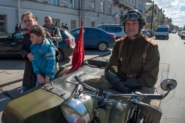 Motorcyclist, photo — 9th of May | a Victory Day