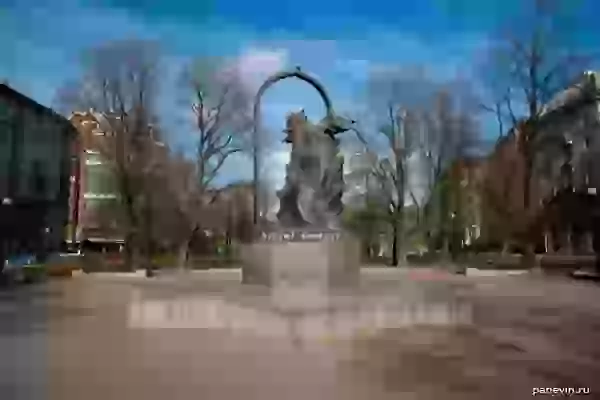 Памятник Низами Ганджеви фото - Санкт-Петербург, спб