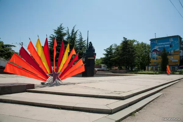 Monument to submariners of a photo — Sevastopol