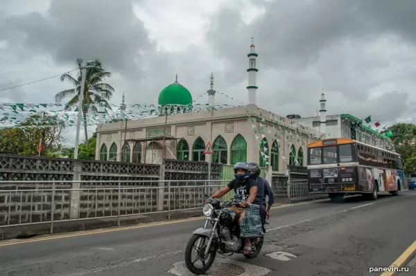 Celebratory mosque, a photo — Mauritius