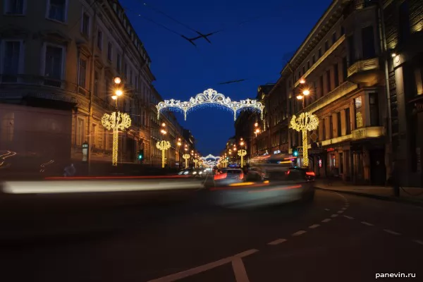 Prenew Year's Nevsky prospectus