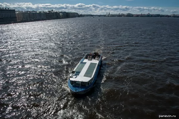 Walking river boat