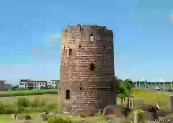 Ancient tower photo - Mauritius