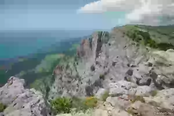 Вид с вершины Ай-Петри фото - Природа Крыма