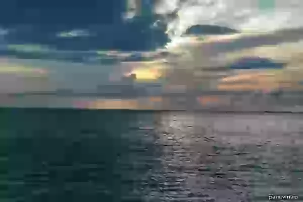 Закат. Пляж Поинт фото - Маврикий