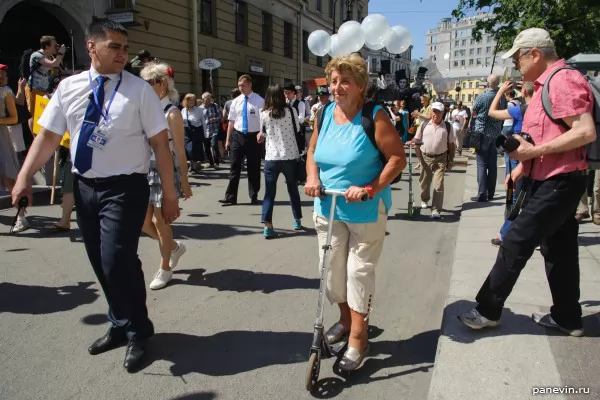 Pensioners on skates