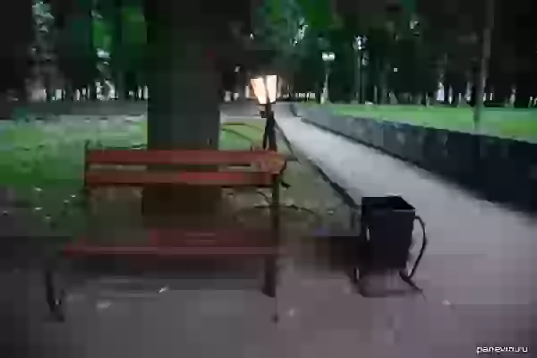 Bench and a lantern photo - Smolensk