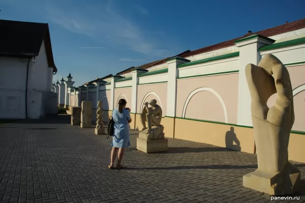 Avant-garde sculptures in the Kazan Kremlin