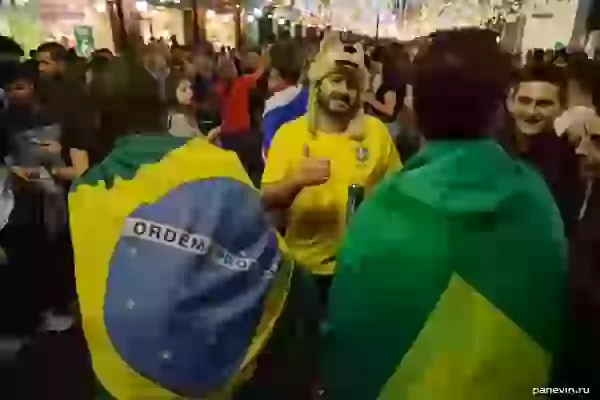 Fans of the Brazilian national team photo - Soccer World Cup 2018