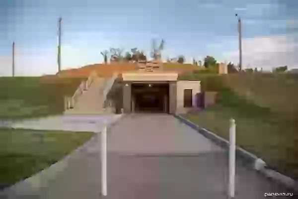 Pedestrian tunnel under the road junction leading to the Mountain Park