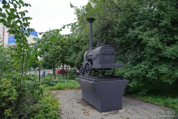 Steam locomotive Cherepanovs photo - Chelyabinsk