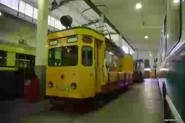 Ремонтный трамвай фото - Музей электрического транспорта