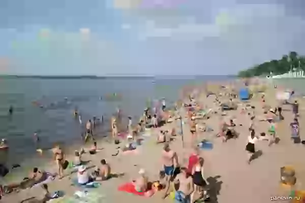 View of the beach in Samara