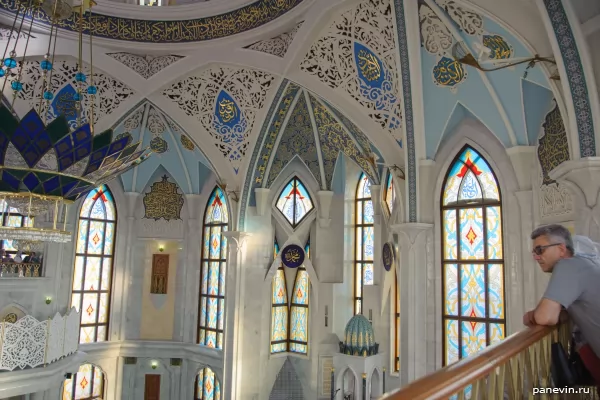 In the Kul-Sharif mosque, interior decoration 