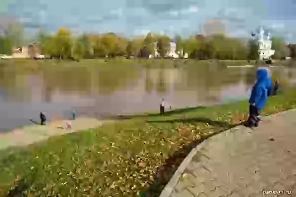 View of the Vologda River photo - Vologda