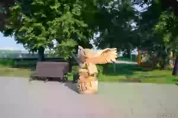 Деревянная сова фото - Иркутск