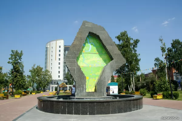 Fountain "Tyumen region"