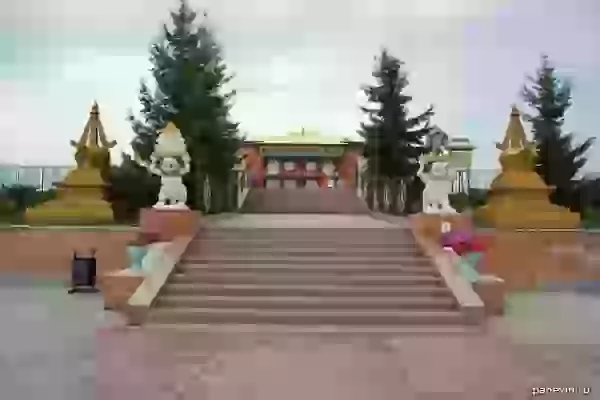 Главный храм дацана Ринпоче-Багша фото - Улан-Удэ