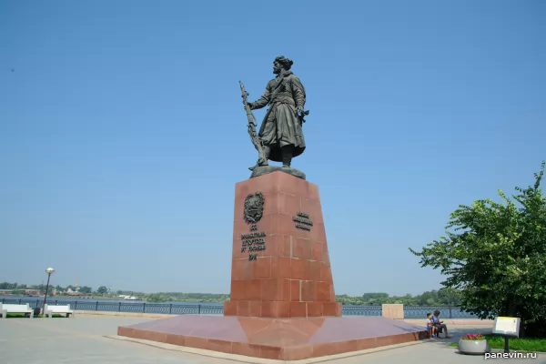 Памятник казаку Якову Похабову