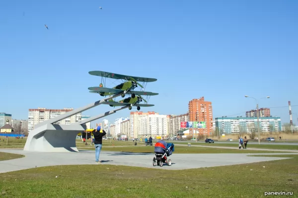 Памятник первым лётчикам России фото - Санкт-Петербург, спб