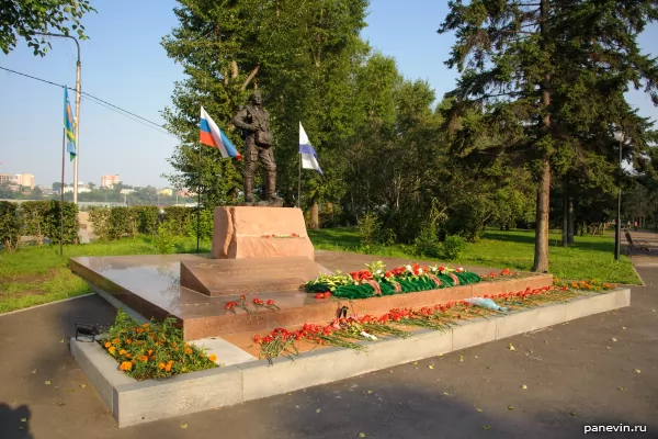 Monument to V.F. Margelov and veterans of the airborne troops