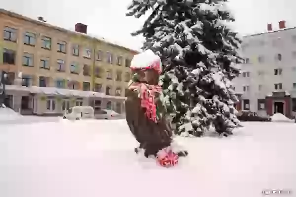 Деревянная сова фото - Брянск