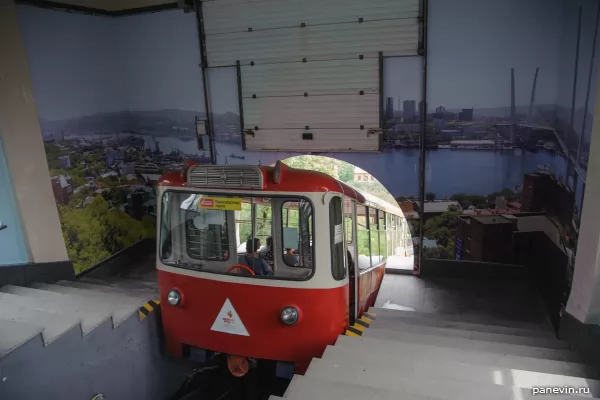 Cable car wagon photo - City transport